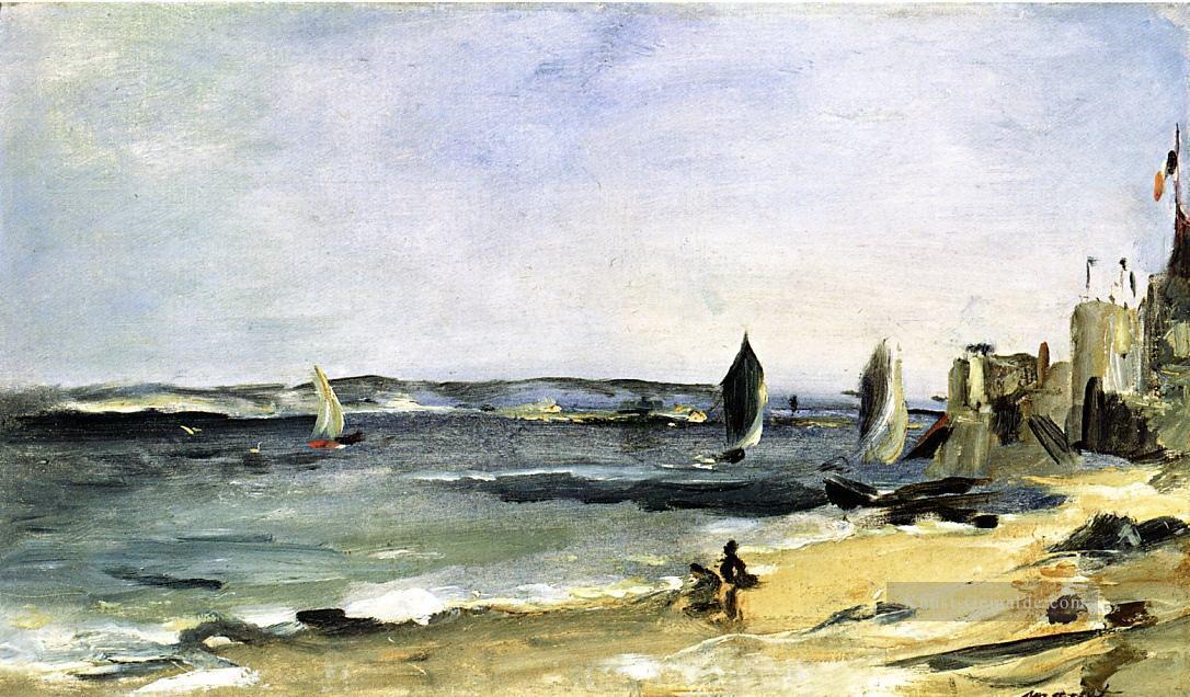 Seestück bei Arcachon Eduard Manet Strand Ölgemälde